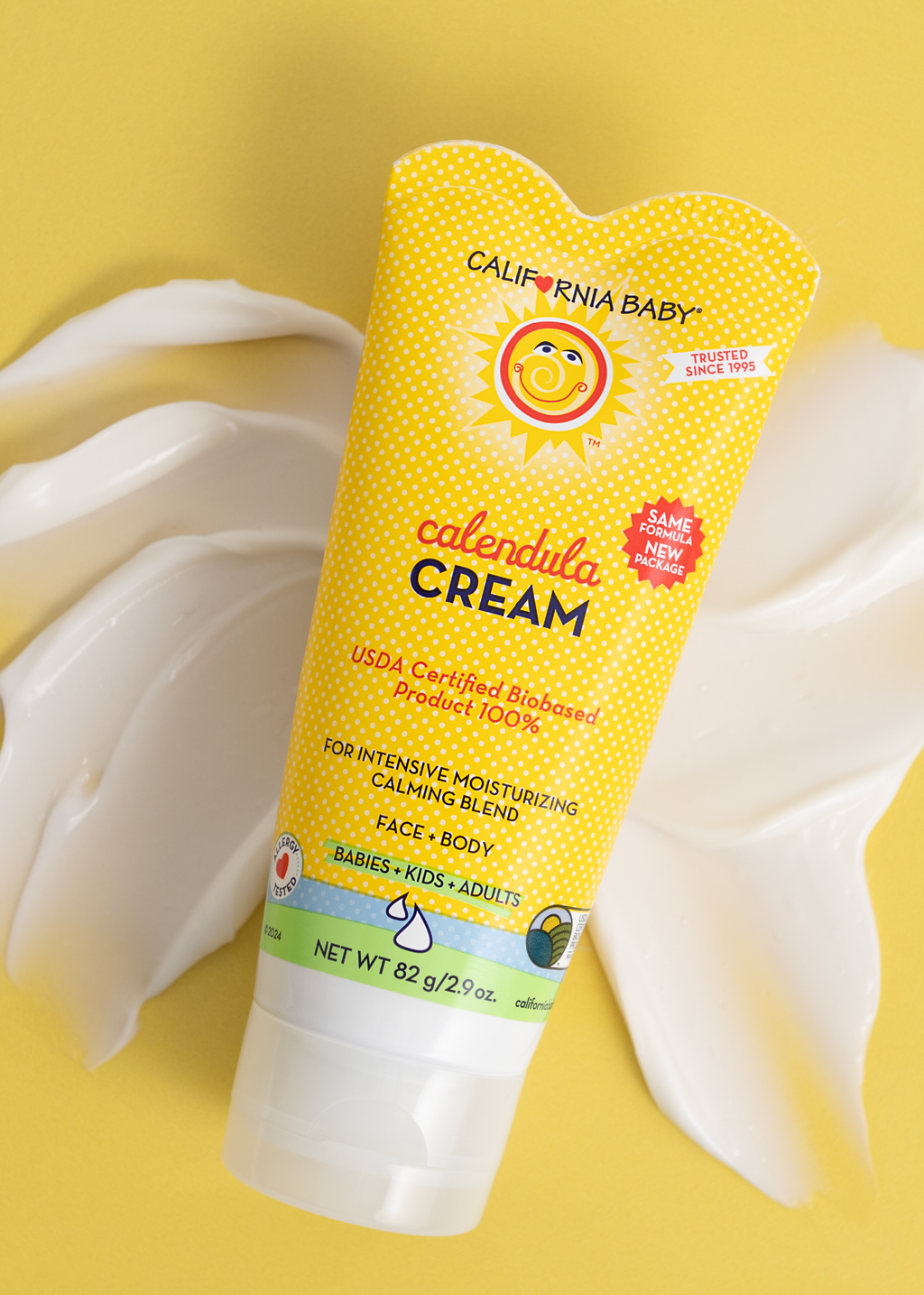 California Baby Calendula Cream- Gentle Moisturizer for Sensitive Skin