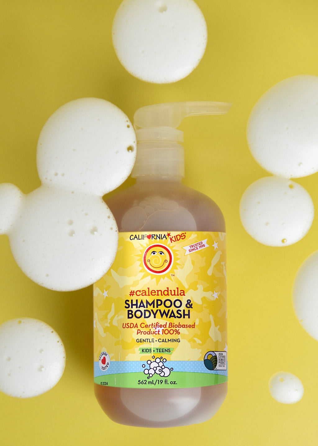 California Kids Calendula Shampoo, Body Wash and Conditioner Bundle