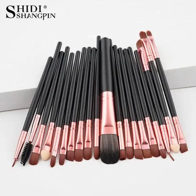 Professional Makeup Brush Set-- Face and Eye Collection