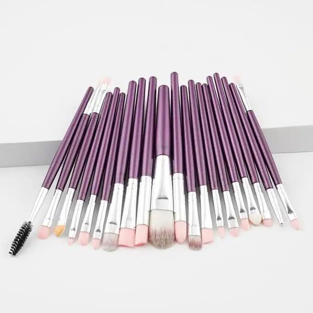 Professional Makeup Brush Set-- Face and Eye Collection