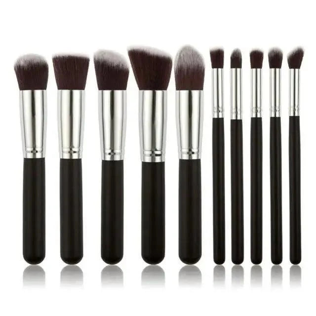 Professional Makeup Brush Set-- Face and Eye Collection