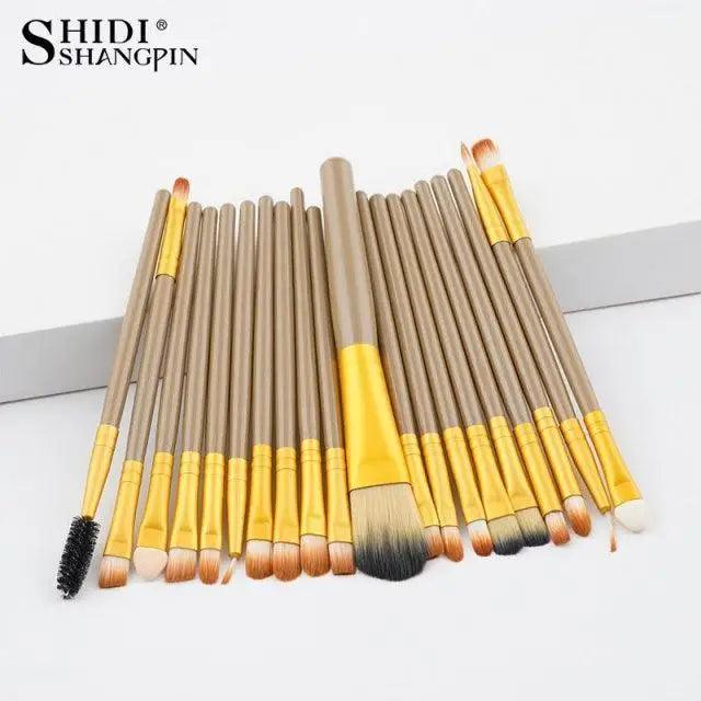 Professional Makeup Brush Set-- Face and Eye Collection