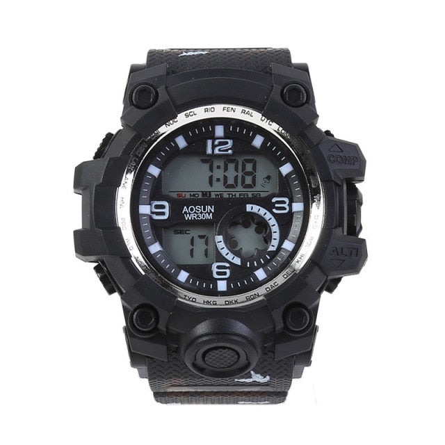 Men's 30M Water-Resistant Digital Sports Watch