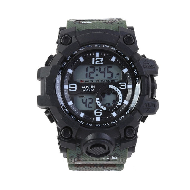 Men's 30M Water-Resistant Digital Sports Watch
