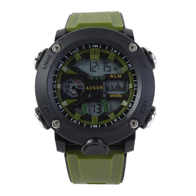 Men's 30M Water-Resistant Digital Sports Watch