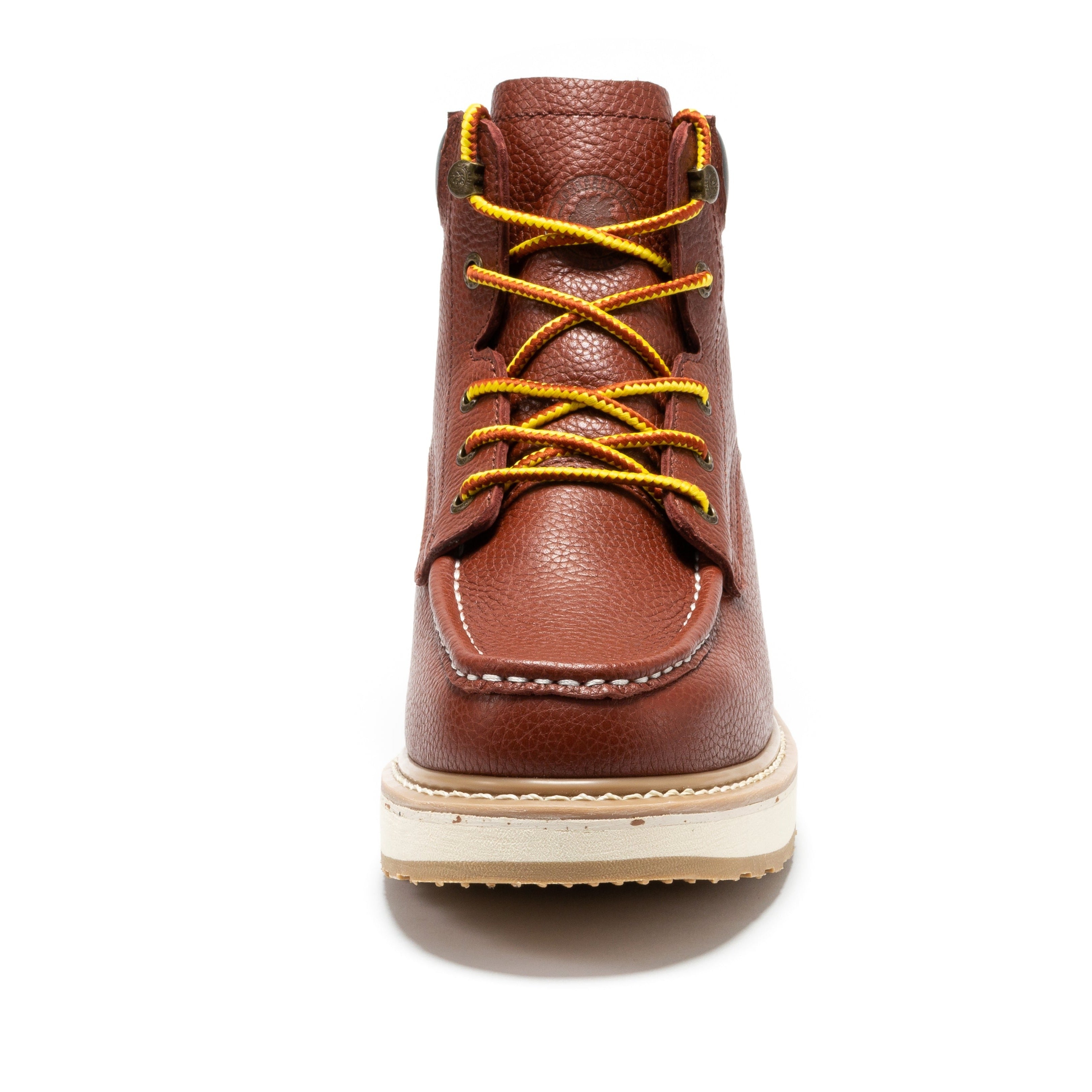 Men's Brown 6" Soft Toe Work Boots