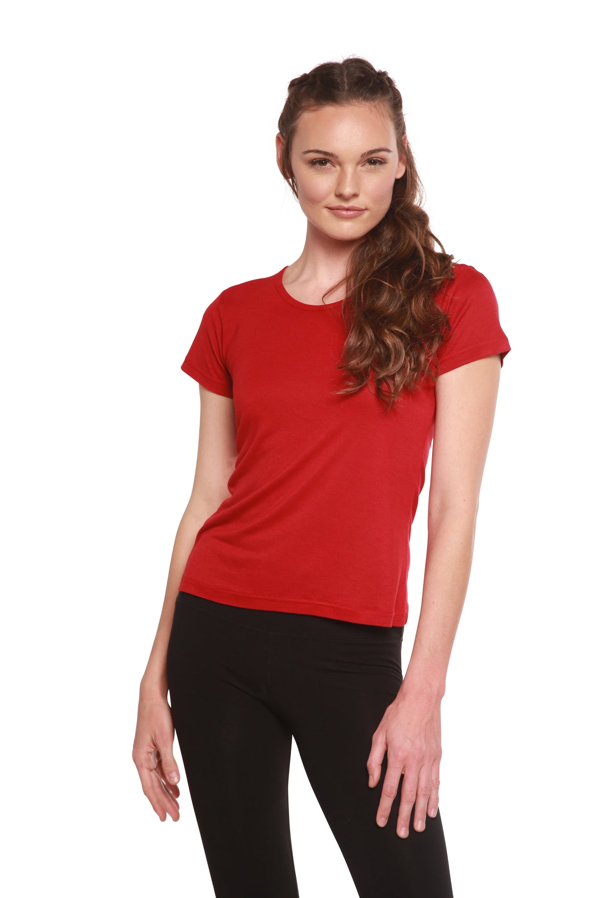 Women's Bamboo Viscose Scoop Neck T-Shirt